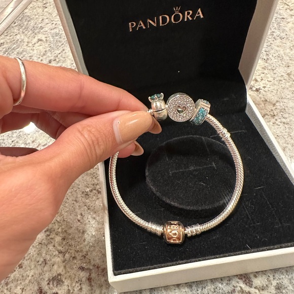 Pandora 3 charm bracelet-Never worn - Picture 6 of 6